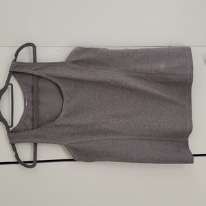 Lululemon grey tank top with cut out